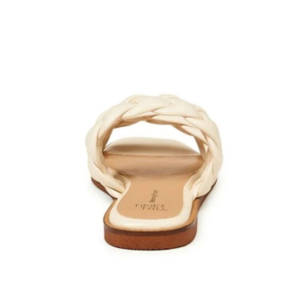 Time and Tru Women's Braided Two Band Sandals - Picture 3 of 7